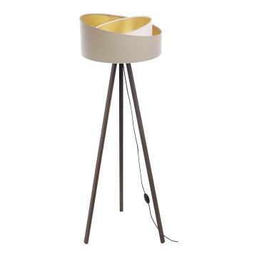 Podna lampa GALAXY 1xE27/60W/230V bež/braon