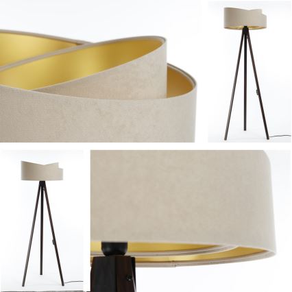 Podna lampa GALAXY 1xE27/60W/230V bež/wenge