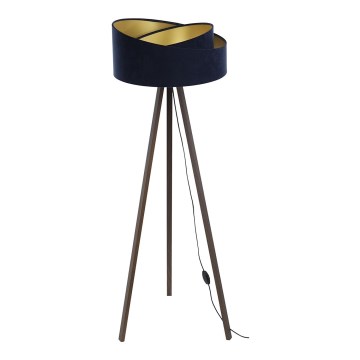 Podna lampa GALAXY 1xE27/60W/230V plava/braon