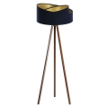 Podna lampa GALAXY 1xE27/60W/230V plava/wenge