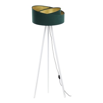 Podna lampa GALAXY 1xE27/60W/230V zelena/bela