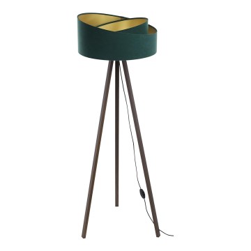 Podna lampa GALAXY 1xE27/60W/230V zelena/braon