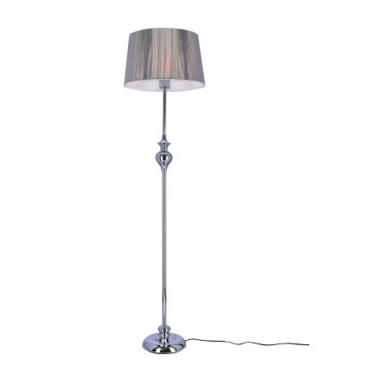Podna lampa GILLENIA 1xE27/60W/230V srebrna