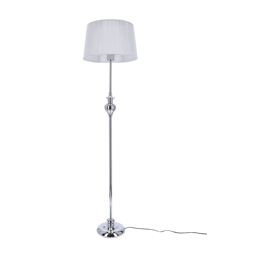 Podna lampa GILLENIA 1xE27/60W/230V srebrna
