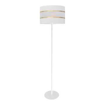 Podna lampa HELEN 1xE27/15W/230V bela/zlatna