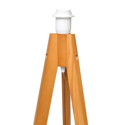 Podna lampa HELEN 1xE27/15W/230V krem/zlatna/hrast