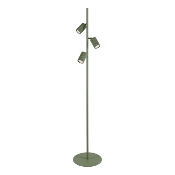 Podna lampa KARBON 3xGU10/10W/230V zelena