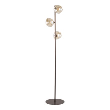 Podna lampa LAVA 3xG9/8W/230V bronzana/zadimljeno bež