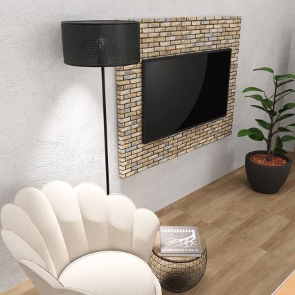 Podna lampa LOFT SHADE 1xE27/60W/230V, crna