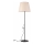 Podna lampa MARTINA 1xE27/15W/230V crna/bela