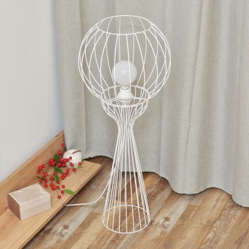 Podna lampa MERCURE 1xE27/15W/230V bela