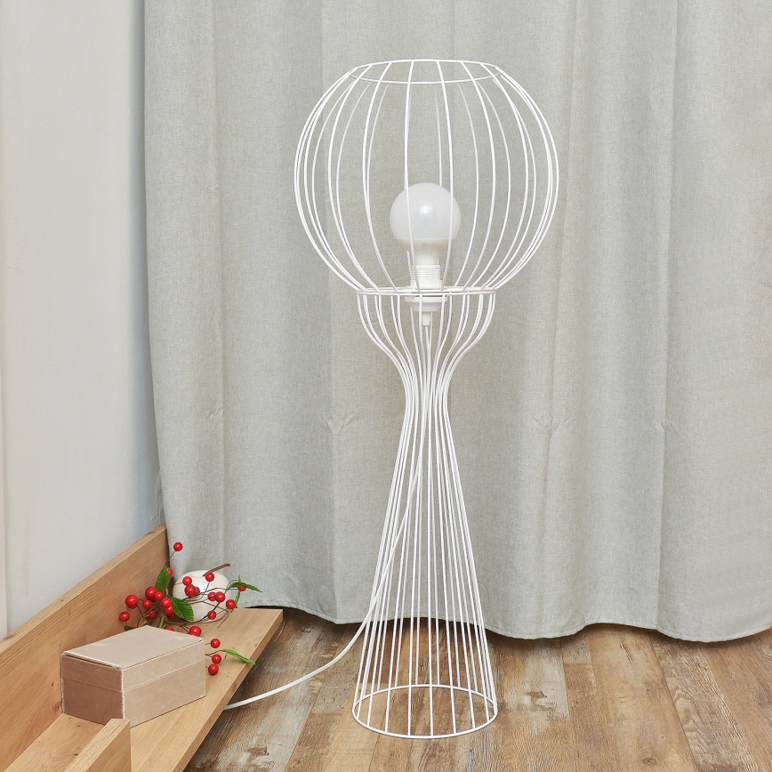 Podna lampa MERCURE 1xE27/15W/230V bela