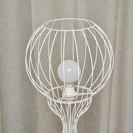 Podna lampa MERCURE 1xE27/15W/230V bela
