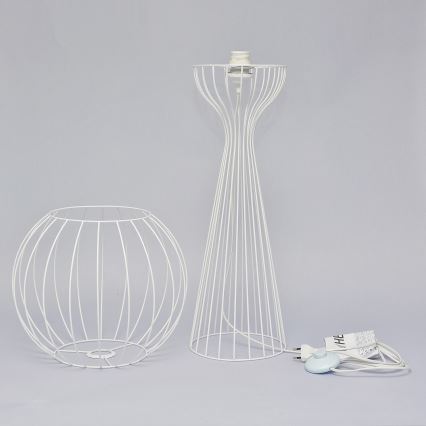 Podna lampa MERCURE 1xE27/15W/230V bela