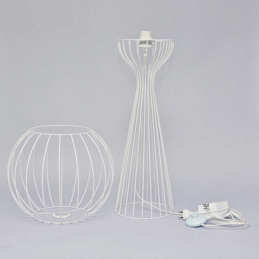 Podna lampa MERCURE 1xE27/15W/230V bela