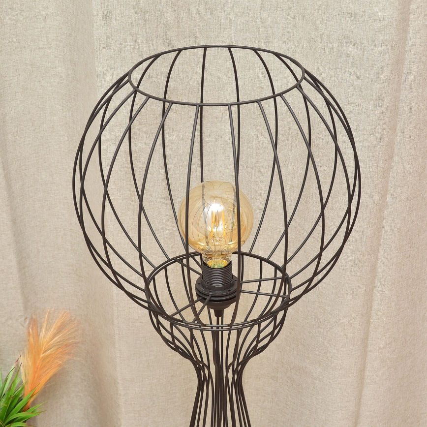 Podna lampa MERCURE 1xE27/15W/230V crna