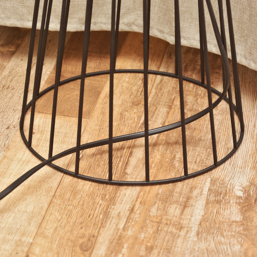 Podna lampa MERCURE 1xE27/15W/230V crna