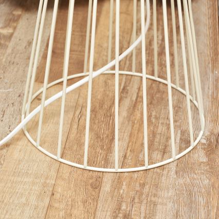 Podna lampa MERCURE 1xE27/15W/230V krem boje