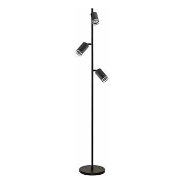 Podna lampa PARIS 3xGU10/12W/230V crna