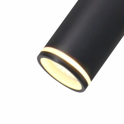 Podna lampa PARIS 3xGU10/12W/230V crna