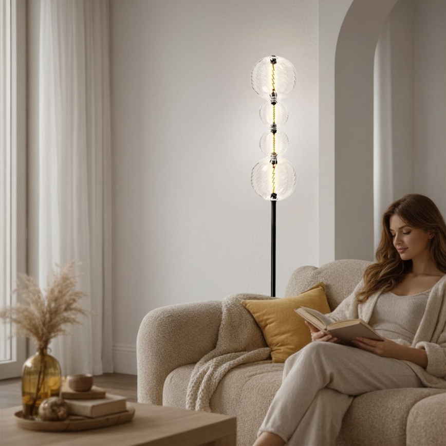 Podna lampa PLAYA LED 15W/230V crna