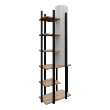 Podna lampa sa policama MODA DOR 1xE27/40W/230V crna/braon