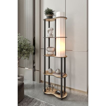 Podna lampa sa policama NOTO 1xE27/40W/230V bež/crna