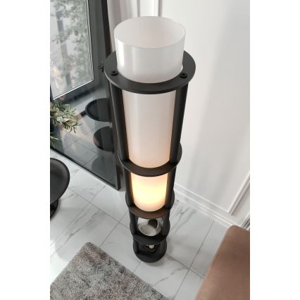 Podna lampa sa policama NOTO 1xE27/40W/230V crna