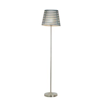 Podna lampa SEGIN 1xE27/60W/230V siva/sjajni hrom