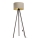 Podna lampa STANDART 1xE27/60W/230V bež/braon