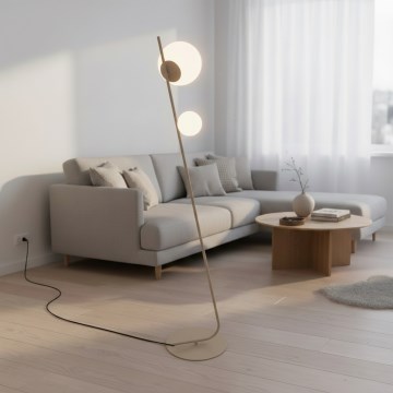 Podna lampa TATU 2xG9/8W/230V bež