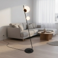Podna lampa TATU 2xG9/8W/230V crna