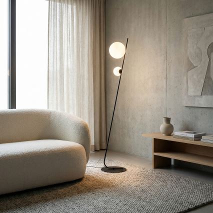 Podna lampa TATU 2xG9/8W/230V crna