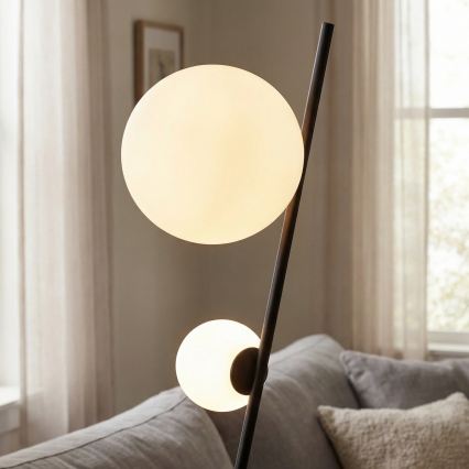 Podna lampa TATU 2xG9/8W/230V crna