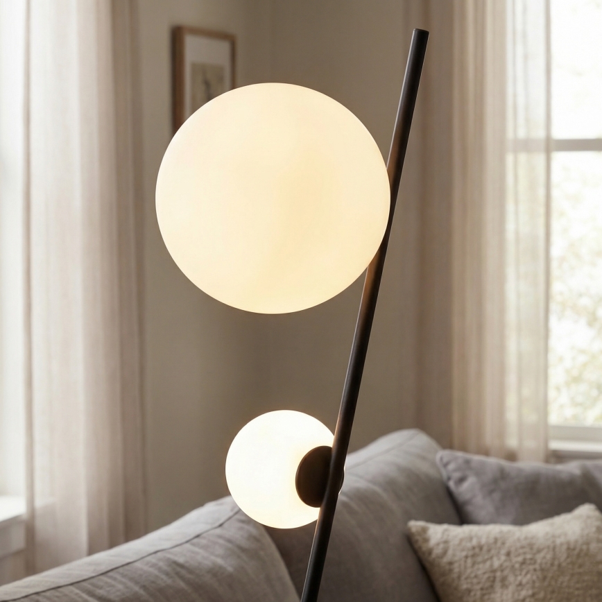 Podna lampa TATU 2xG9/8W/230V crna
