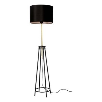 Podna lampa TEGOLA 1xE27/60W/230V crna/zlatna