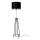Podna lampa TEGOLA 1xE27/60W/230V crna/zlatna