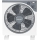 Podni ventilator 45W/230V prečnik 37 cm beli/sivi