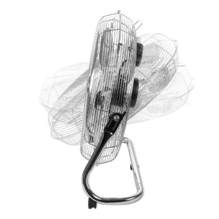 Podni ventilator VIENTO 200W/230V sjajni hrom
