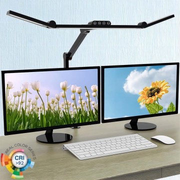 POINTIQ prigušiva dodirna fleksibilna stona LED lampa LED/24W/230V 3000-6500K CRI 92 crna