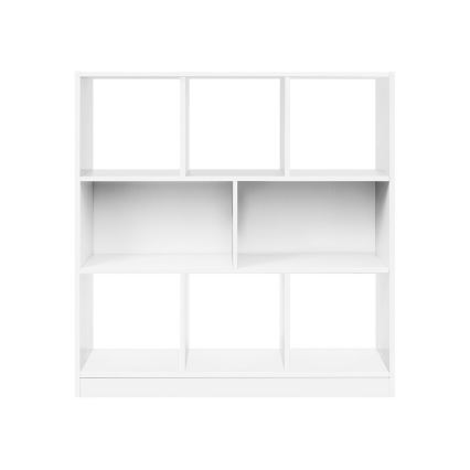 Polica za knjige DOVARO, bela