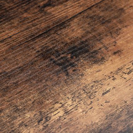 Polica za knjige NAVARO braon/crna