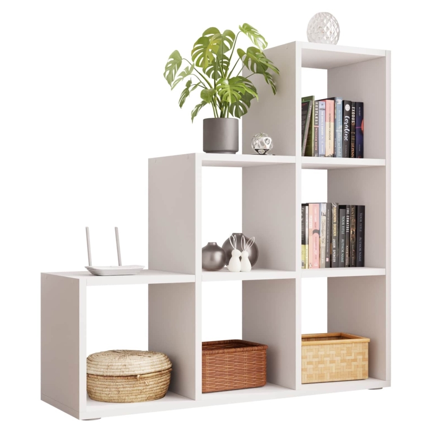 Polica za knjige TRIO 108x105 cm, bela