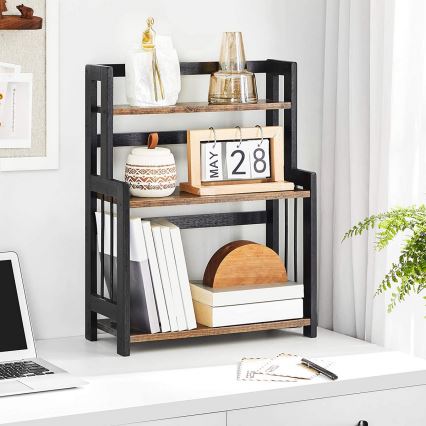 Policni regal za kuhinju MARGE, crne boje