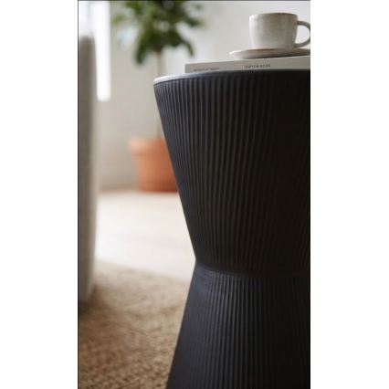 Pomoćni stočić PETIT prečnika 29 cm, crne boje