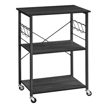 Poslužni stočić MARGE crni