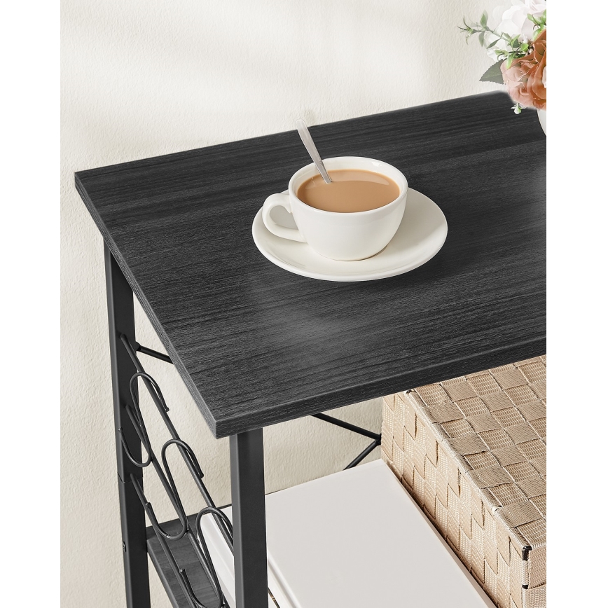 Poslužni stočić MARGE crni