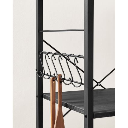 Poslužni stočić MARGE crni