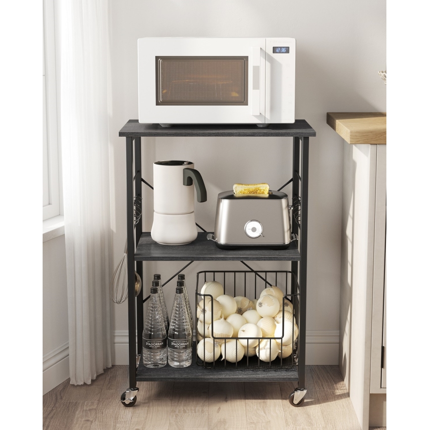 Poslužni stočić MARGE crni