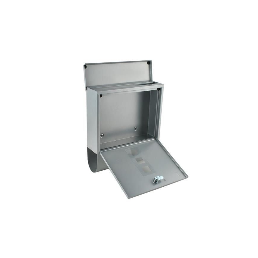 Poštansko sanduče 34x30,7 cm, srebrne boje